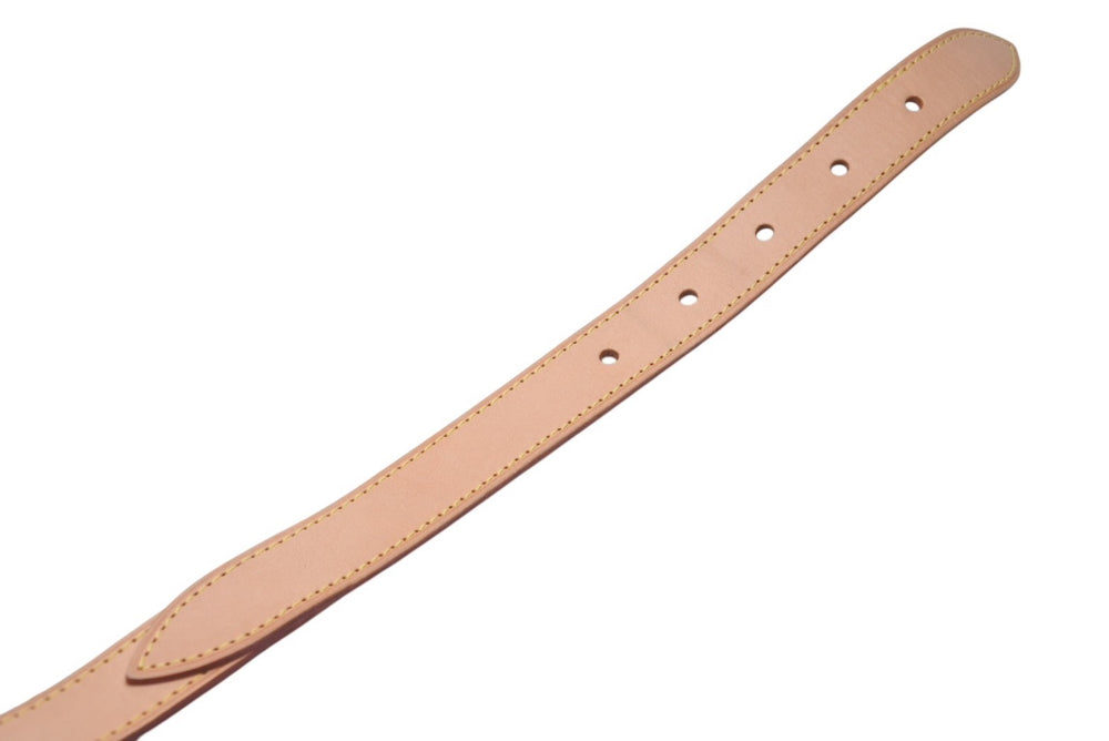 LOUIS VUITTON ルイヴィトン バギー用 ヌメ革 ストラップ ベージュ フランス製 全長126cm 美品 中古 4c076304