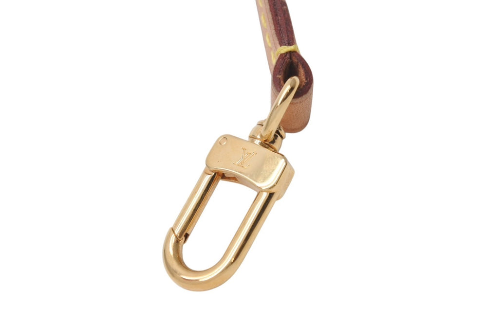 極美品 LOUIS VUITTON ルイヴィトン 村上隆 マルチカラー ポシェットアクセソワール ストラップ ブラウン レザー 中古 4c076312