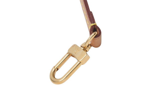 極美品 LOUIS VUITTON ルイヴィトン 村上隆 マルチカラー ポシェットアクセソワール ストラップ ブラウン レザー 中古 4c076312
