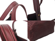 画像をギャラリービューアに読み込む, 極美品 BOTTEGA VENETA ボッテガヴェネタ イントレチャート トートバッグ ハンドバッグ レザー ボルドー ゴールド金具 中古 4c076348
