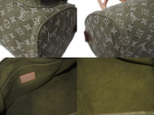 Load image into Gallery viewer, 極美品 LOUIS VUITTON ルイヴィトン ネオスピーディ ハンドバッグ M95215 モノグラムデニム カーキ ゴールド金具 中古 4c076351