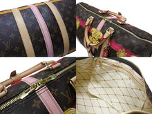 画像をギャラリービューアに読み込む, LOUIS VUITTON ルイヴィトン モノグラム サマートランク キーポル バンドリエール50 ボストンバッグ 2018年 M43613 イニシャル入り ブラウン 美品 中古 4c076391