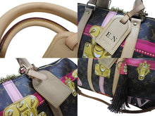 画像をギャラリービューアに読み込む, LOUIS VUITTON ルイヴィトン モノグラム サマートランク キーポル バンドリエール50 ボストンバッグ 2018年 M43613 イニシャル入り ブラウン 美品 中古 4c076391