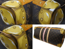 画像をギャラリービューアに読み込む, LOUIS VUITTON ルイヴィトン モノグラム サマートランク キーポル バンドリエール50 ボストンバッグ 2018年 M43613 イニシャル入り ブラウン 美品 中古 4c076391