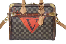 Load image into Gallery viewer, 極美品 LOUIS VUITTON ルイヴィトン トランスフォームド ダミエ スピーディ バンドリエール 25 2WAY ハンドバッグ M52249 ブラウン ブラック ショルダーゴールド金具 中古 4c076392