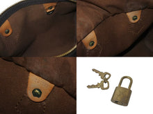 Load image into Gallery viewer, LOUIS VUITTON ルイヴィトン ハンドバッグ M41528 スピーディ25 ブラウン モノグラムキャンバス 良品 中古 4c076395