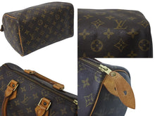 Load image into Gallery viewer, LOUIS VUITTON ルイヴィトン ハンドバッグ M41528 スピーディ25 ブラウン モノグラムキャンバス 良品 中古 4c076395
