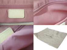Load image into Gallery viewer, Christian Dior クリスチャンディオール ミニボストン トロッター ハンドバッグ キャンバス レザー BO B 0014 ピンク 美品 中古 4c076404