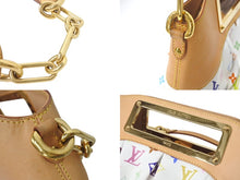 Load image into Gallery viewer, LOUIS VUITTON ルイヴィトン モノグラムマルチカラー ジュディPM 村上隆 ハンドバッグ M40257 ホワイト 美品 中古 4c076415