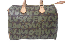 Load image into Gallery viewer, 新品同様 LOUIS VUITTON ルイヴィトン スピーディ30 ハンドバッグ M92194 モノグラム グラフィティ 村上隆 中古 4c076417