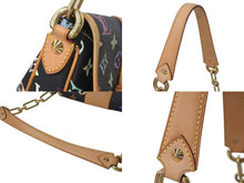 画像をギャラリービューアに読み込む, 極美品 LOUIS VUITTON ルイヴィトン パティ ワンショルダーバッグ M40306 モノグラム マルチカラー ブラック 村上隆 中古 4c076421