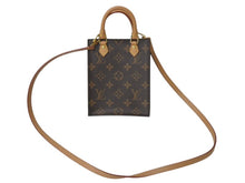 Load image into Gallery viewer, 極美品 LOUIS VUITTON ルイヴィトン プティット サックプラ ハンドバッグ M69442 2WAY モノグラム ブラウン ゴールド金具 中古 4c076432