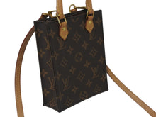 Load image into Gallery viewer, 極美品 LOUIS VUITTON ルイヴィトン プティット サックプラ ハンドバッグ M69442 2WAY モノグラム ブラウン ゴールド金具 中古 4c076432