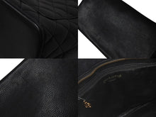 Load image into Gallery viewer, CHANEL シャネル 復刻トートバッグ ハンドバッグ A01804 キャビアスキン 6番台 ブラック ココマーク ロゴ 鞄 ゴールド金具 良品 中古 4c076435