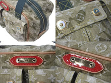 Load image into Gallery viewer, LOUIS VUITTON ルイヴィトン モノグラモフラージュ デニム ジャスミン ハンドバッグ M95772 カーキ 村上隆 廃盤 美品 中古 4c076438