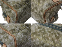 Load image into Gallery viewer, LOUIS VUITTON ルイヴィトン モノグラモフラージュ デニム ジャスミン ハンドバッグ M95772 カーキ 村上隆 廃盤 美品 中古 4c076438