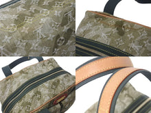 Load image into Gallery viewer, LOUIS VUITTON ルイヴィトン モノグラモフラージュ デニム ジャスミン ハンドバッグ M95772 カーキ 村上隆 廃盤 美品 中古 4c076438