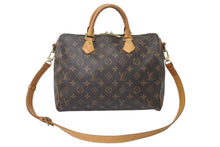 画像をギャラリービューアに読み込む, LOUIS VUITTON ルイヴィトン ショルダーバッグ 2way M41112 スピーディバンドリエール30 モノグラム 美品 中古 4c076441