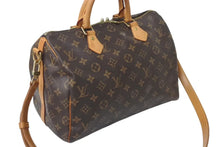 画像をギャラリービューアに読み込む, LOUIS VUITTON ルイヴィトン ショルダーバッグ 2way M41112 スピーディバンドリエール30 モノグラム 美品 中古 4c076441