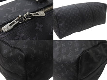 画像をギャラリービューアに読み込む, LOUIS VUITTON ルイヴィトン キーポル バンドリエール55 ボストンバッグ M40605 モノグラム エクリプス 美品 中古 4c076466
