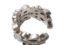 画像をギャラリービューアに読み込む, CHROME HEARTS クロムハーツ ダブルフローラルクロスリング 指輪 サイズ16号 重量約16.0g シルバー925 美品 中古 4c076514