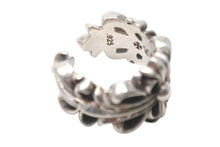 画像をギャラリービューアに読み込む, CHROME HEARTS クロムハーツ ダブルフローラルクロスリング 指輪 サイズ16号 重量約16.0g シルバー925 美品 中古 4c076514