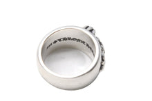 画像をギャラリービューアに読み込む, 極美品 CHROME HEARTS クロムハーツ フローラルクロス リング 指輪 サイズ19号 重量約18.4g シルバー925 中古 4c076516