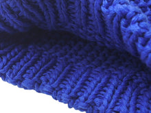 画像をギャラリービューアに読み込む, 新品未使用 CHROME HEARTS クロムハーツ カシミヤ クロスパッチ ビーニー ニットキャップ 帽子 ブルー 中古 4c076529