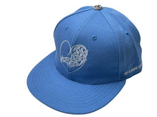画像をギャラリービューアに読み込む, 新品未使用 CHROME HEARTS クロムハーツ ベースボールキャップ ハートモチーフ ブルー ウール アクリル 中古 4c076532