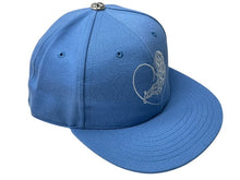 画像をギャラリービューアに読み込む, 新品未使用 CHROME HEARTS クロムハーツ ベースボールキャップ ハートモチーフ ブルー ウール アクリル 中古 4c076532