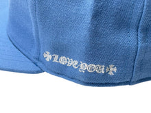 画像をギャラリービューアに読み込む, 新品未使用 CHROME HEARTS クロムハーツ ベースボールキャップ ハートモチーフ ブルー ウール アクリル 中古 4c076532