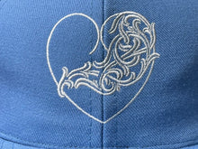 画像をギャラリービューアに読み込む, 新品未使用 CHROME HEARTS クロムハーツ ベースボールキャップ ハートモチーフ ブルー ウール アクリル 中古 4c076532