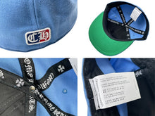 画像をギャラリービューアに読み込む, 新品未使用 CHROME HEARTS クロムハーツ ベースボールキャップ ハートモチーフ ブルー ウール アクリル 中古 4c076532