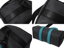 Load image into Gallery viewer, 極美品 LOUIS VUITTON ルイヴィトン キーポル バンドリエール25 2WAYバッグ M11645 モノグラム エクリプス グレー ターコイズ 中古 4c076534