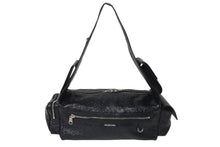 画像をギャラリービューアに読み込む, 極美品 BALENCIAGA バレンシアガ スーパービジィ スモール スリングバッグ アリーナラムスキン 702167・1000・N527277 ブラック 中古 4c076535