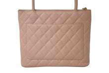 Load image into Gallery viewer, 極美品 CHANEL シャネル 復刻トート トートバッグ ハンドバッグ 6番台 ココマーク キャビアスキン ピンク ゴールド金具 中古 4c076539