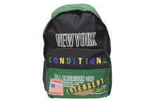 Load image into Gallery viewer, NEW YORK ニューヨーク リュック バックパック キッズ グリーン ブラック ポリエステル 美品 中古 4c076548