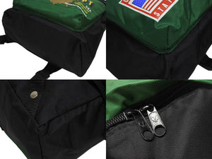 NEW YORK ニューヨーク リュック バックパック キッズ グリーン ブラック ポリエステル 美品 中古 4c076548