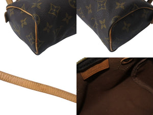 LOUIS VUITTON ルイヴィトン モノグラム ミニスピーディ 2WAY ハンドバッグ ショルダーバッグ M41534 ブラウン ゴールド金具 良品 中古 4c076558