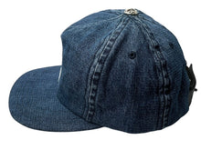 画像をギャラリービューアに読み込む, 新品未使用 CHROME HEARTS クロムハーツ キャップ ヴィンダガー クロスボール ブルー コットン 中古 4c076559