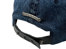 画像をギャラリービューアに読み込む, 新品未使用 CHROME HEARTS クロムハーツ キャップ ヴィンダガー クロスボール ブルー コットン 中古 4c076559