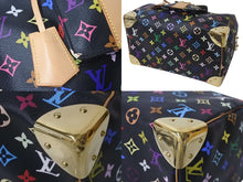 Load image into Gallery viewer, 極美品 LOUIS VUITTON ルイヴィトン スピーディ30 ハンドバッグ M92642 モノグラム マルチカラー ブラック 中古 4c076568