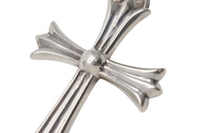 画像をギャラリービューアに読み込む, CHROME HEARTS クロムハーツ ラージCHクロス Wベイル ペンダント チャーム 重量約45.2g STERLING刻印 美品 中古 4c076571