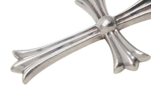 画像をギャラリービューアに読み込む, CHROME HEARTS クロムハーツ ラージCHクロス Wベイル ペンダント チャーム 重量約45.2g STERLING刻印 美品 中古 4c076571