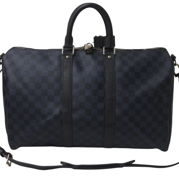 LOUIS VUITTON Keepall Bandouliere 45 Boston Bag 2WAY Damier Ecobalt N41349 Good Condition Used 4c076578