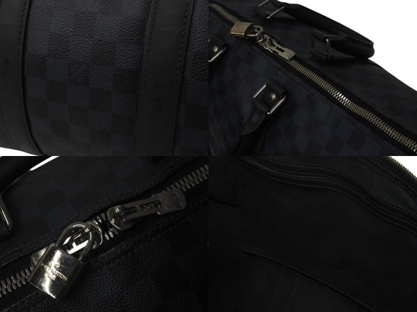 LOUIS VUITTON Keepall Bandouliere 45 Boston Bag 2WAY Damier Ecobalt N41349 Good Condition Used 4c076578