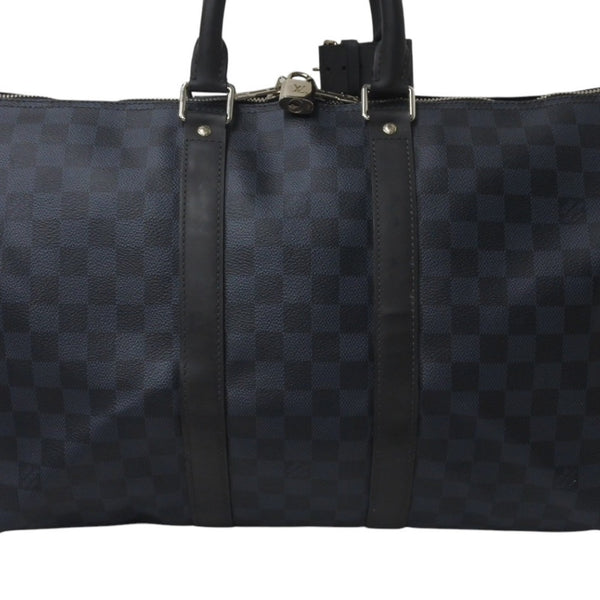 LOUIS VUITTON Keepall Bandouliere 45 Boston Bag 2WAY Damier Ecobalt N41349 Good Condition Used 4c076578