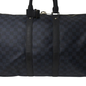 LOUIS VUITTON Keepall Bandouliere 45 Boston Bag 2WAY Damier Ecobalt N41349 Good Condition Used 4c076578