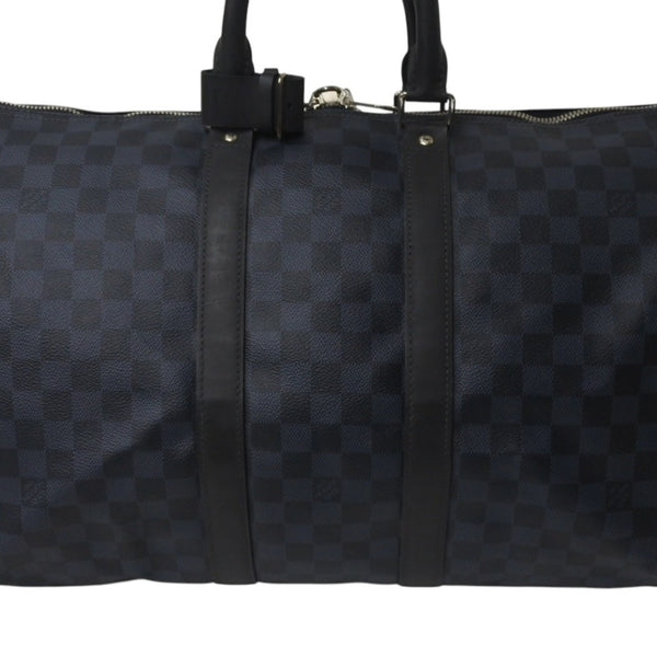 LOUIS VUITTON Keepall Bandouliere 45 Boston Bag 2WAY Damier Ecobalt N41349 Good Condition Used 4c076578