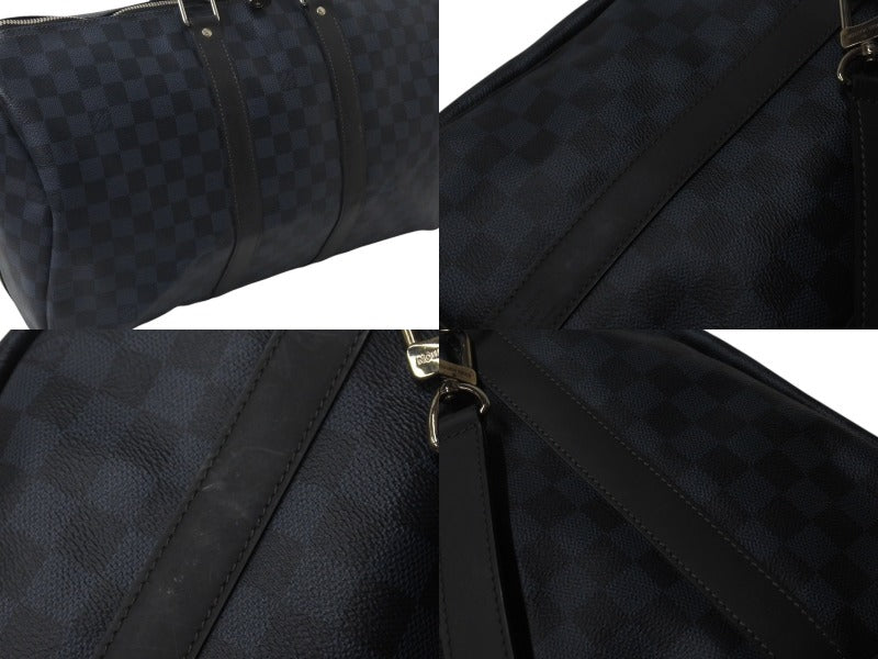 LOUIS VUITTON Keepall Bandouliere 45 Boston Bag 2WAY Damier Ecobalt N41349 Good Condition Used 4c076578